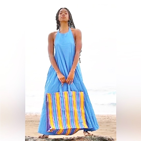 Free People Beachside Tide Maxi Dress in Hot Spring - Picture 5 of 10